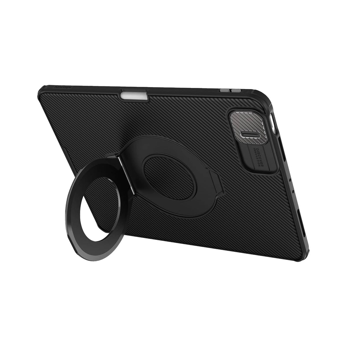 Magnetic CamShield Pad Case with Pencil Holder for iPad Series