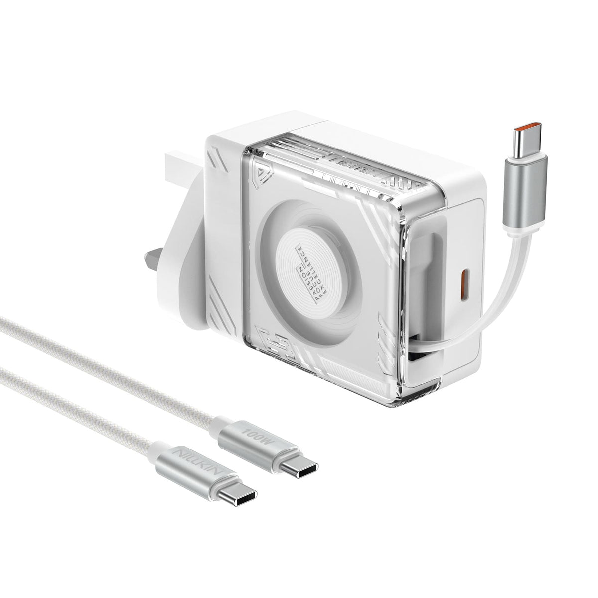 White / UK Plug