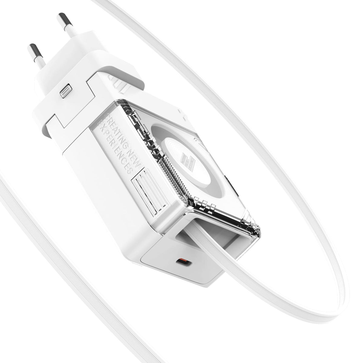 White / EU Plug