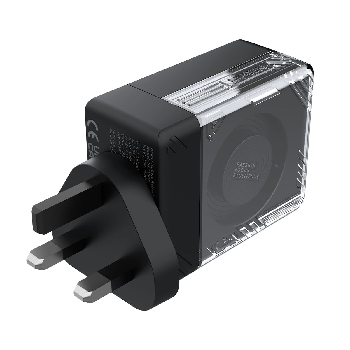 Black / UK Plug