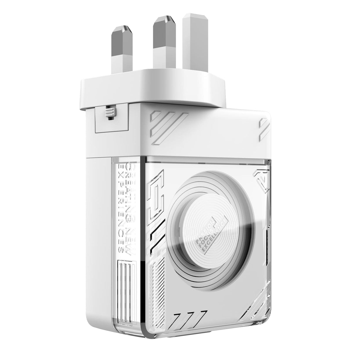 White / UK Plug