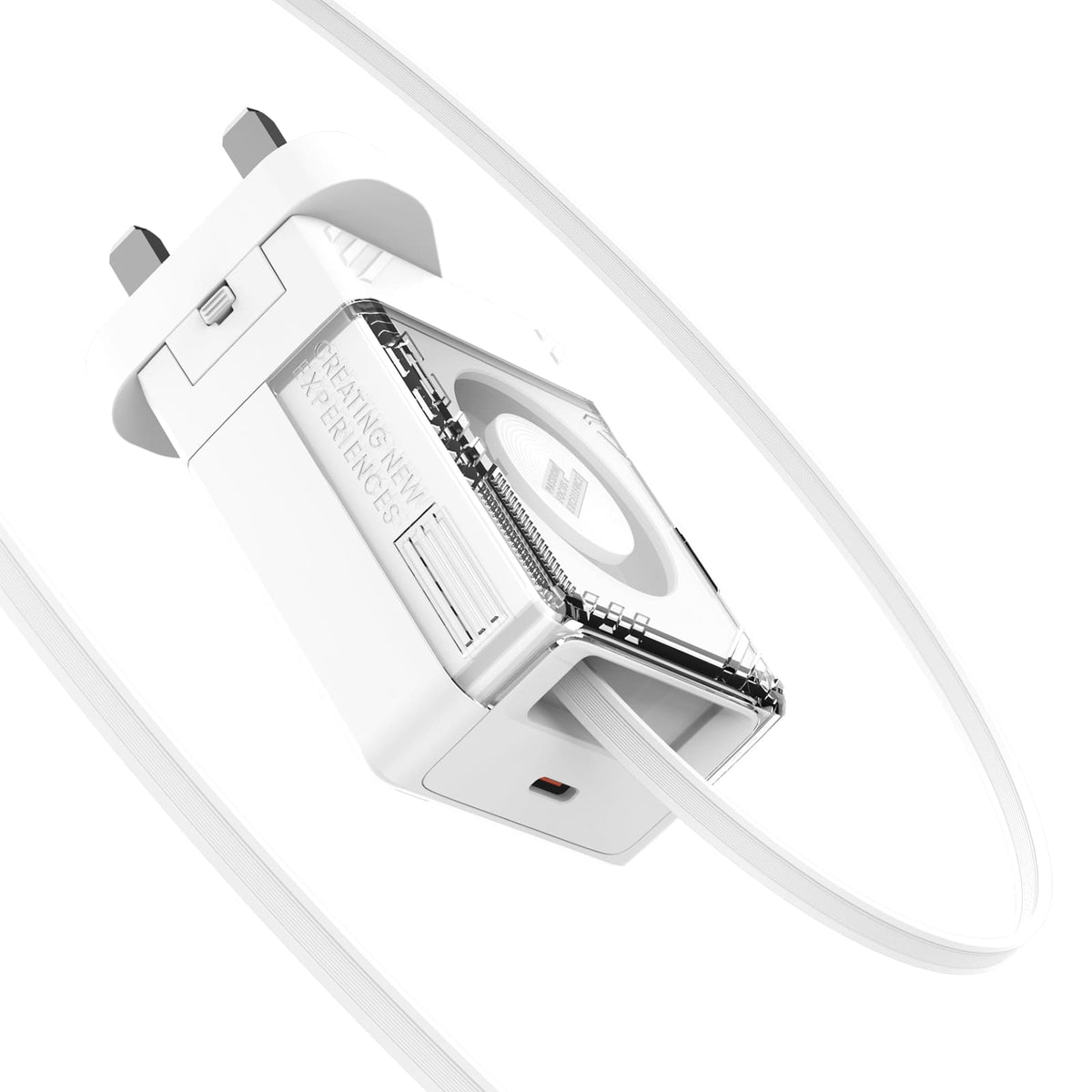 White / UK Plug
