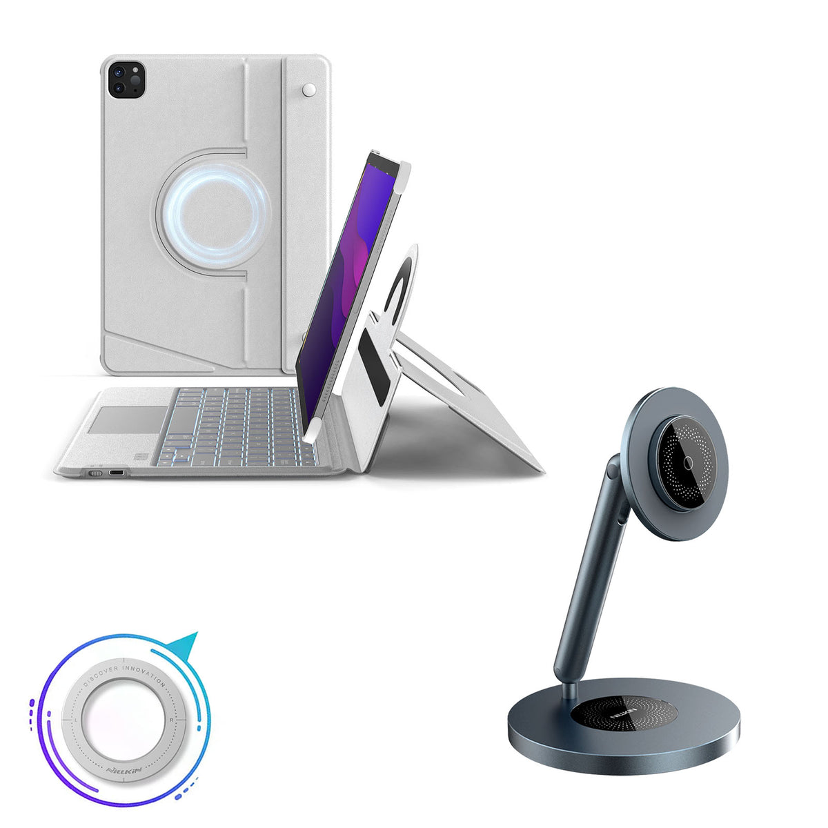 Bundle：12.9 inch iPad Pro (6th/5th/4th Gen)+iPad Stand 